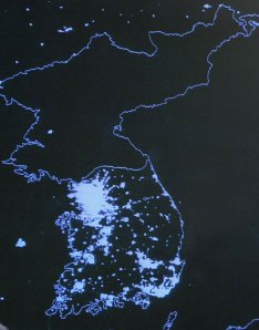 The Korean peninsula viewed from outer space