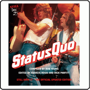 Front cover of Status Quo: Still Doin’ It compiled by Bob Young